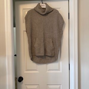 Cozy Cowl Neck Sweater in Taupe